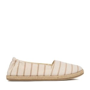 Espadryle JENNY. Brązowe espadryle Jenny, bez wzorów, bez obcasa. Za 59,99 zł.