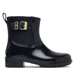 Kalosze Tommy Hilfiger. Czarne kalosze TOMMY HILFIGER, bez wzorów. Za 409,99 zł.