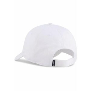 Czapka z daszkiem z naszywką z logo No. 1 ESS PUMA White. Białe czapki Puma, z aplikacjami, sportowe. Za 69,99 zł.