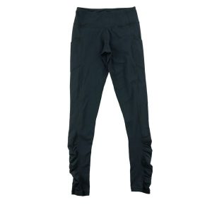 Second life - Legginsy damskie do biegania Lululemon krótkie - Stan bardzo dobry. Czarne legginsy LULULEMON, bez wzorów, z materiału, krótkie. Za 170,36 zł.