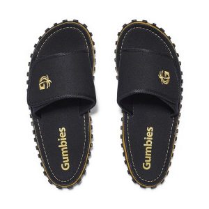 Klapki GUMBIES STRIDER SLIDE UNISEX. Czarne klapki Gumbies, bez wzorów, bez obcasa. Za 114,99 zł.