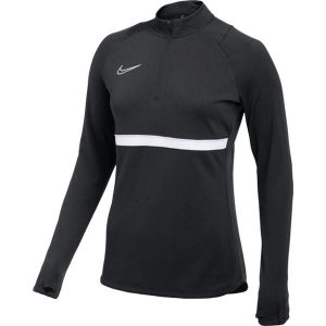 Bluza Damska Academy 21 DriFIT Quarter Zip Drill Top. Czarne bluzy Nike, bez wzorów, bez kaptura. Za 196,99 zł.