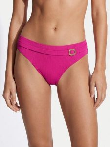 Selmark Dół od bikini BN302 Różowy. Czerwone bikini Selmark, bez wzorów, z syntetyku. Za 199,99 zł.