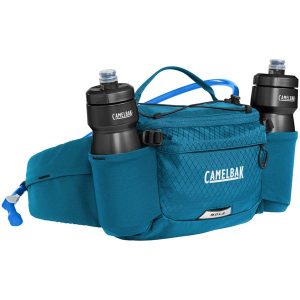 Nerka saszetka z bukłakiem CamelBak M.U.L.E. 5 Waist Pack. Niebieskie nerki i saszetki Camelbak, bez wzorów. Za 348,63 zł.