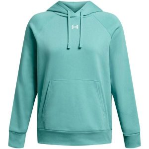 Bluza Z Kapturem Damska Polar Rival. Zielone bluzy Under Armour, l, bez wzorów, z polaru, z kapturem. Za 336,99 zł.