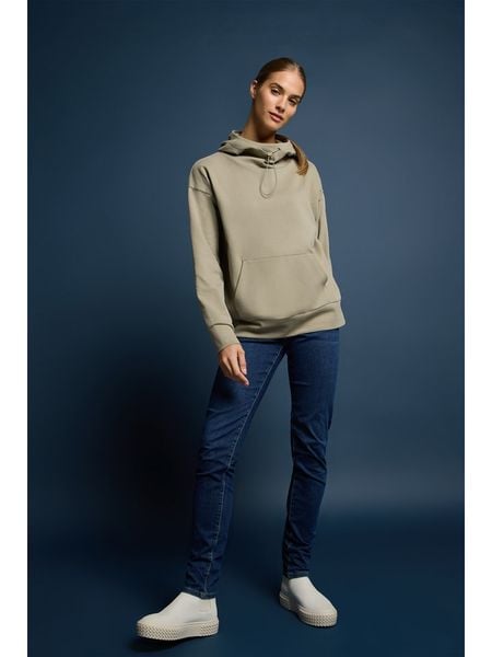 ELBSAND Bluza "Niva" w kolorze beżowym rozmiar: S. Brązowe bluzy ELBSAND, s, bez wzorów, z bawełny, z kapturem. Za 191,88 zł.