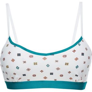Biustonosz bustier bonprix z nadrukiem. Biustonosze marki bonprix. Za 16,99 zł.