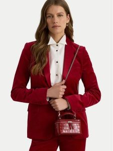 LAUREN RALPH LAUREN Torebka 431P18664002 Czerwony. Czerwone kuferki Lauren Ralph Lauren, bez wzorów, ze skóry, bez dodatków. Za 1 299,00 zł.