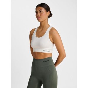 Stanik fitness cardio Hummel hmltif. Białe biustonosze Hummel, bez wzorów. Za 152,50 zł.
