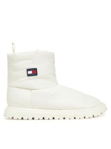 Tommy Jeans Śniegowce Tjw Snow Boot EN0EN02823 Biały. Białe buty zimowe Tommy Jeans, z jeansu, bez obcasa, bez zapięcia. Za 409,99 zł.