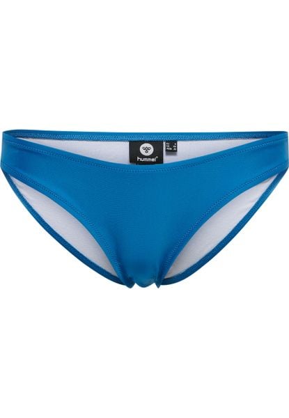 Figi do kostiumów kąpielowych dla kobiet Hummel Ally. Niebieskie figi Hummel, bez wzorów, z bawełny. Za 93,50 zł.