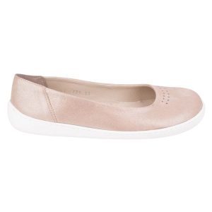 Olivier Barefoot Damskie Czółenka minimalistyczne wsuwane 1771POL Mini różowe satyna. Czerwone balerinki bez wzorów, z satyny, bez obcasa, bez zapięcia. Za 453,66 zł.