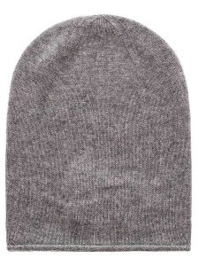 Zwillingsherz Kaszmirowa czapka beanie w kolorze szarym rozmiar: onesize. Szare czapki Zwillingsherz, bez wzorów, z kaszmiru. Za 149,95 zł.