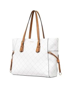 Puccini Shopper bag w kolorze białym - 30 x 43 x 12 cm rozmiar: onesize. Białe shopper bag Puccini, bez wzorów, z materiału, na ramię, bez dodatków. Za 233,33 zł.