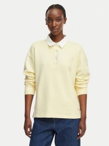 Gant Bluza 4201436 Żółty Regular Fit. Żółte bluzy GANT, l, bez wzorów, z bawełny, bez kaptura. Za 398,99 zł.