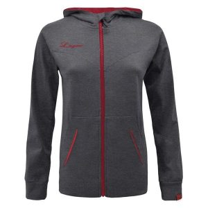 Bluza z kapturem OSHA damska szara ciemnoróżowa. Czerwone bluzy LEGEA, bez wzorów, z kapturem. W wyprzedaży za 68,00 zł.