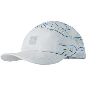 Czapka z daszkiem BUFF 5 PANEL GO CAP YOUTH SUBER BIRCH. Szare czapki Buff, bez wzorów, sportowe. Za 98,41 zł.