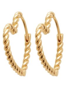 L'Atélier Précieux Pozłacane kolczyki-kreole rozmiar: onesize. Żółte kolczyki l'Atelier precieux, pozłacane. Za 110,81 zł.