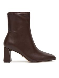 Steve Madden Botki Hurst SM11003498 Brązowy. Brązowe botki Steve Madden, bez wzorów, ze skóry, bez obcasa, na słupku, bez zapięcia. Za 429,99 zł.