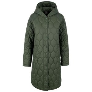 Kurtka Damska Phase Padded Jacket. Zielone kurtki Trespass, s, bez wzorów, z puchu, bez kaptura. Za 288,99 zł.