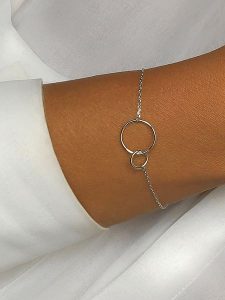 Eclat d'Argent Srebrna bransoletka z elementem ozdobnym rozmiar: onesize. Szare bransoletki Eclat d'Argent, srebrne. Za 52,99 zł.