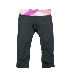 Second life - Legginsy damskie Run Inspire Crop - Stan bardzo dobry. Czarne legginsy LULULEMON, bez wzorów, z materiału, z podwyższonym stanem. Za 127,76 zł.
