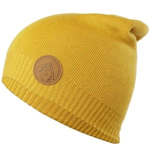 Czapka Silvini Verde UA2133 z wełną merino. Żółte czapki SILVINI, bez wzorów, z wełny, sportowe. Za 129,50 zł.