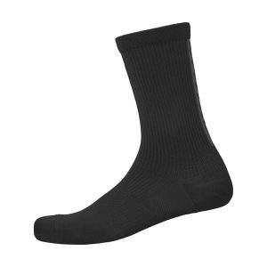 Skarpety rowerowe S-PHYRE Flash, czarne. Czarne rękawiczki Shimano, bez wzorów, z dzianiny. Za 178,00 zł.