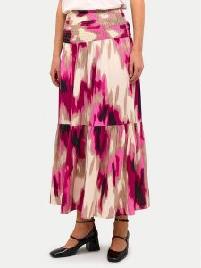 Kaffe Spódnica maxi 10508816 Różowy Regular Fit. Czerwone spódnice Kaffe, l, bez wzorów, z wiskozy, maxi. Za 149,99 zł.