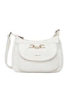 Lasocki Torebka CEO-LSK-L-016-09 Biały. Białe listonoszki Lasocki, bez wzorów, z materiału, bez dodatków. Za 189,99 zł.