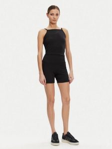 Adidas Top ALL SZN Rib JJ1224 Czarny Slim Fit. Czarne topy ADIDAS, xs, bez wzorów, z bawełny, bez kołnierzyka, bez ramiączek. Za 89,99 zł.