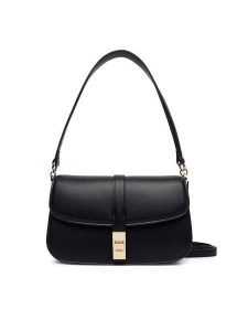 Tommy Hilfiger Torebka Th Heritage Conv Crossover AW0AW19321 Czarny. Czarne torebki klasyczne TOMMY HILFIGER, bez wzorów, ze skóry, bez dodatków. Za 649,99 zł.