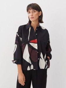 Someday. Koszula w kolorze czarnym rozmiar: 40. Czarne koszule someday., bez wzorów, z bawełny, bez kołnierzyka, bez ramiączek. Za 165,99 zł.