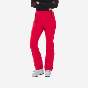 Spodnie narciarskie damskie Wedze 500 slim. Czerwone spodnie sportowe WED'ZE, na zimę, m, bez wzorów, z materiału, narciarskie. Za 279,99 zł.