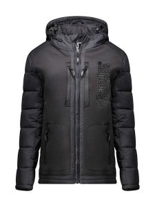 Canadian Peak Kurtka zimowa "Beachweak" w kolorze czarnym rozmiar: L. Czarne kurtki Canadian Peak, na zimę, l, bez wzorów, z puchu, bez kaptura. Za 217,99 zł.