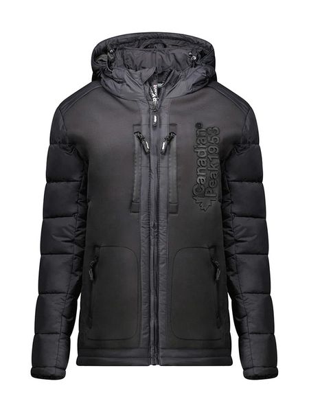 Canadian Peak Kurtka zimowa "Beachweak" w kolorze czarnym rozmiar: M. Czarne kurtki Canadian Peak, na zimę, m, bez wzorów, z puchu, bez kaptura. Za 237,17 zł.