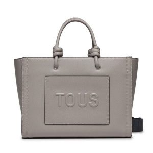 Torebka TOUS. Szare shopper bag Tous, bez wzorów, bez dodatków. Za 539,99 zł.