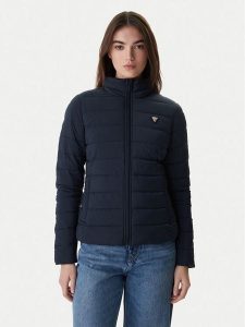 Guess Kurtka przejściowa V4YL04 WF3X0 Granatowy Regular Fit. Niebieskie kurtki Guess, m, z aplikacjami, z syntetyku, bez kaptura. Za 569,99 zł.