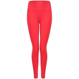 Legginsy Damskie Z Wysokimi Stanami Core. Brązowe legginsy TOMBO, bez wzorów, z podwyższonym stanem. Za 151,99 zł.