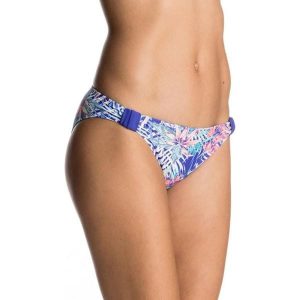 Dół od bikini Roxy Mix Blossom. Niebieskie bikini Roxy, bez wzorów, z elastanu. W wyprzedaży za 73,00 zł.