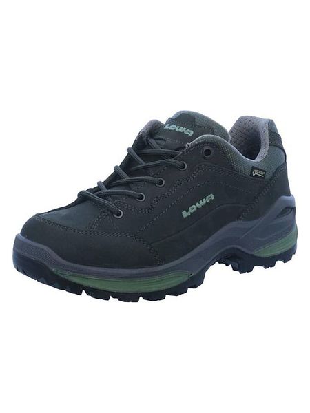 LOWA Skórzane buty trekkingowe "Renegade GTX" w kolorze antracytowym rozmiar: 44. Czarne buty trekkingowe Lowa, z gore-texu, bez zapięcia. Za 465,55 zł.
