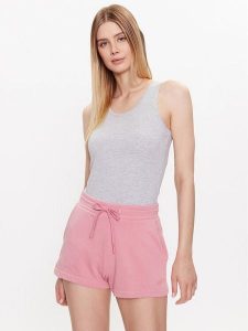 4F Top 4FSS23TTSHF581 Szary Regular Fit. Szare topy 4f, m, bez wzorów, z bawełny, bez kołnierzyka, bez ramiączek. Za 49,99 zł.