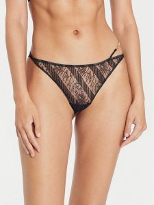 Chantelle Figi brazylijskie Slash C010G0 Czarny. Czarne figi Chantelle, bez wzorów, z syntetyku. Za 159,99 zł.