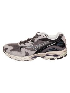 Mizuno Skórzane sneakersy "Wave Rider 10" w kolorze szarym rozmiar: 40,5. Szare trampki Mizuno, bez wzorów, z materiału, bez zapięcia. Za 285,49 zł.