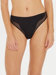 Undress Code Stringi Oh Mon Dieu 730 Czarny. Czarne stringi Undress Code, bez wzorów, z syntetyku. Za 199,99 zł.