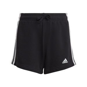 Essentials 3-Stripes Shorts. Białe szorty ADIDAS, bez wzorów, sportowe. Za 96,00 zł.
