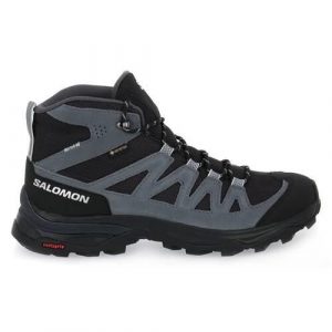 Buty trekkingowe damskie Salomon X Ward Leather Mid Gtx W. Czarne buty trekkingowe Salomon, z gore-texu, za kostkę, bez zapięcia. Za 755,00 zł.