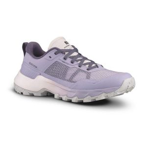 Buty turystyczne damskie MH500 Light. Brązowe buty trekkingowe QUECHUA, z kauczuku, bez zapięcia. Za 279,99 zł.