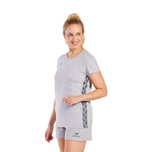 Damska koszulka Erima Essential Team. Szare bluzki Erima, l, bez wzorów, z bawełny, eleganckie, bez kołnierzyka, bez ramiączek. Za 144,00 zł.