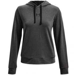 Damska Bluza Z Kapturem Rival Terry. Szare bluzy Under Armour, l, bez wzorów, z kapturem. Za 222,99 zł.